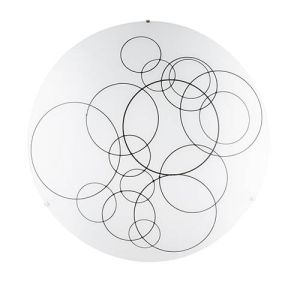 Plafonnier E27 LUCE DESIGN Blanc KARMA - I-KARMA-PL50