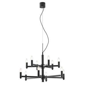 Suspension E14 LUCE DESIGN Gris KAROL - I-KAROL-12