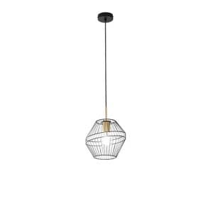 Suspension E27 LUCE DESIGN Noir Or KIKO - I-KIKO-S25