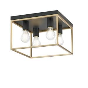 Plafonnier E27 LUCE DESIGN Noir Or KIMERA - I-KIMERA-PL4