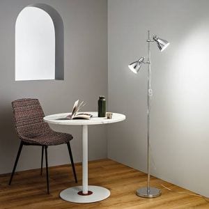 Lampadaire E27 LUCE DESIGN Chrome LEMONDE - I-LEMONDE-PT