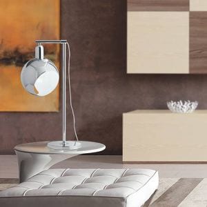 Lampe de table E27 LUCE DESIGN Chrome NARCISO - I-NARCISO-L20