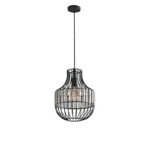 Suspension E27 LUCE DESIGN Noir OPIUM - I-OPIUM-S1 A