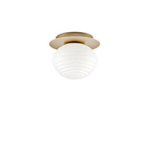 Plafonnier E27 LUCE DESIGN Or RIPPLE - I-RIPPLE-PL20-ORO