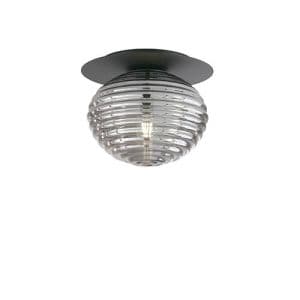 Plafonnier E27 LUCE DESIGN Noir RIPPLE - I-RIPPLE-PL35-NER