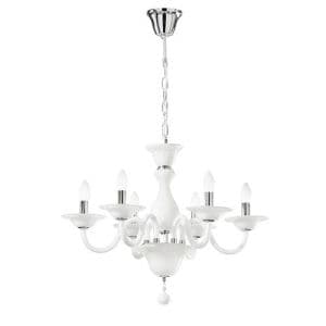 Suspension E14 LUCE DESIGN Blanc SOFFIO - I-SOFFIO/6