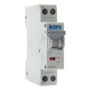 IKEPE Disjoncteur 10A Ph+N courbe C 4.5kA 230V