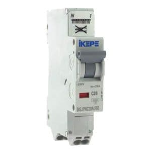 IKEPE Lot de 12 disjoncteurs 20A auto Ph+N courbe C 4.5kA 230V - IKE823298-L12