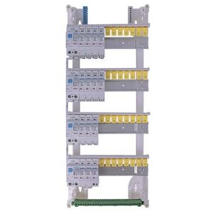 Tableau électrique pré équipé auto IKEPE 4 rangées 4ID 40A 14 disjoncteurs