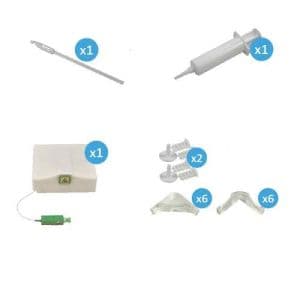 IKEPE Kit PT'Home DIY Rallonge fibre optique de 30m avec accessoires