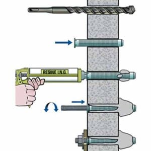 Ce tamis d'injection ING Fixations pour scellement de 15x130 permet de diffuser de manière homogène la résine de fixation tout autours de votre tige filetée.