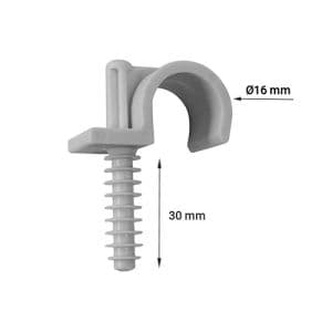 ix-ring Fixation pour gaine ICTA D16 - Boite de 100 ING FIXATIONS