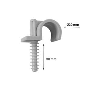 Fix-ring Fixation pour gaine ICTA D20 ING FIXATIONS - Boite de 100