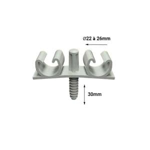 Multifixation pour gaine ICTA et tube D22 à D26 - INGA331200