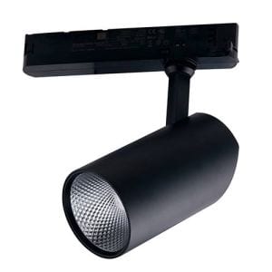 Projecteur pour rail LED INTEC 20W Noir ACTION - LED-ACTION-B-20C