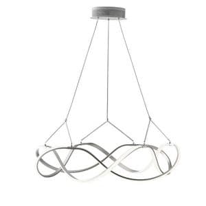 Suspension LED LUCE DESIGN 45W Nickel FLIGHT - LED-FLIGHT-S78