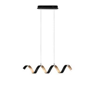 Suspension LED LUCE DESIGN 20W Noir Or HELIX - LED-HELIX-S4 NER