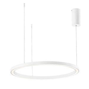 Suspension LED LUCE DESIGN 60W Blanc HOOP - LED-HOOP-S120-BCO