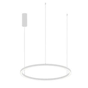 Suspension LED LUCE DESIGN 40W Blanc HOOP - LED-HOOP-S80-BCO