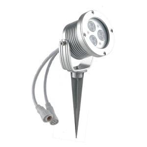 Projecteur LED INTEC 1W Argent IRIDE - LED-IRIDE-9P