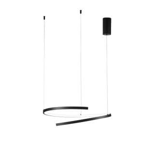 Suspension LED LUCE DESIGN 38W Noir MOMA - LED-MOMA-S60-NER