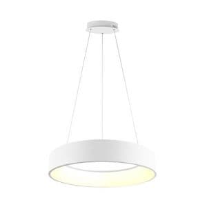 Suspension LED LUCE DESIGN 60W Blanc NOAH - LED-NOAH-S60-BCO