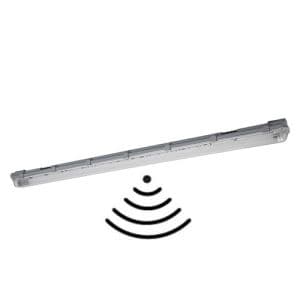 LEDVANCE Réglette LED étanche Submarine à détection 230V 16W 1550lm 120cm grise  - 576391