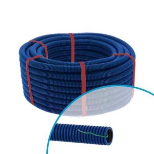 Gaine électrique bleue ICTA TurboGliss D20 LEGRAND - Couronne de 100m