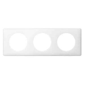 LEGRAND Céliane Plaque Memories 3 postes Yesterday Blanc - 066633