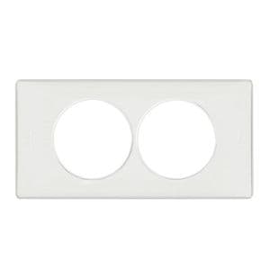 LEGRAND Céliane Plaque Memories 2 postes Yesterday Blanc Entraxe 57 - 068808