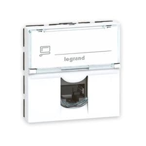 LEGRAND Mosaic Prise RJ45 catégorie 6a STP blanc - 076576