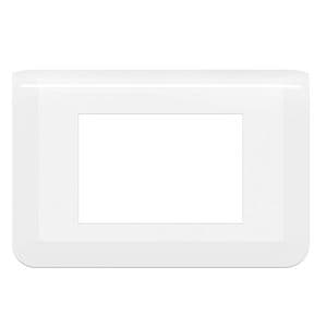 LEGRAND Mosaic Plaque horizontale 3 modules blanc