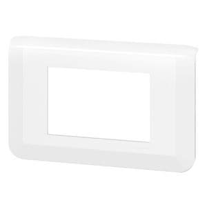 Plaque horizontale 3 modules blanc LEGRAND Mosaic