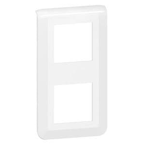 LEGRAND Mosaic Plaque double verticale blanc - 078822L