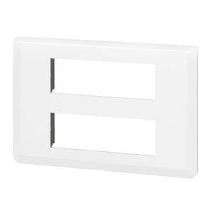 LEGRAND Mosaic Plaque horizontale 2x6 modules blanc