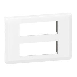 LEGRAND Mosaic Plaque horizontale 2x6 modules blanc - 078836L