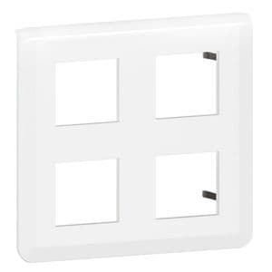 LEGRAND Mosaic Plaque horizontale 2x2 postes blanc - 078838L