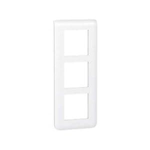 LEGRAND Mosaic Plaque triple verticale E57 blanche - 078856