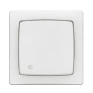 Interrupteur lumineux 3 en 1 Legrand saillie coloris blanc - vue de face