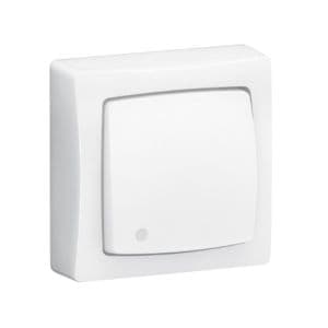 Interrupteur lumineux 3 en 1 Legrand saillie coloris blanc