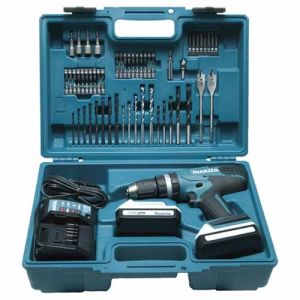 MAKITA Perceuse visseuse à percussion sans fil 18V 2x1,5Ah + accessoires - HP457DWE10