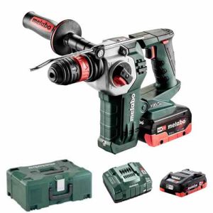 METABO Marteau perforateur burineur sans fil 18V 4Ah + 5,5Ah KHA 18 LTX BL 24 Quick - 600211540