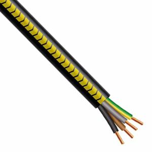 Câble électrique R2V 4G2.5mm² M/B/VJ - Couronne de 50m