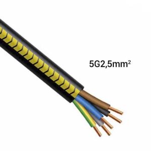 Câble électrique R2V 5G2.5mm² M/B/VJ - Prix au mètre