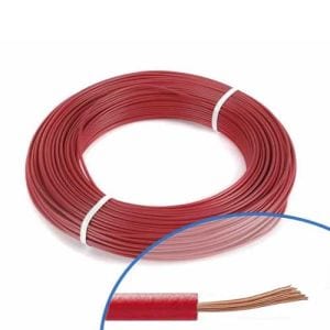 Fil électrique souple H07VK rouge MIGUELEZ vendu en couronne