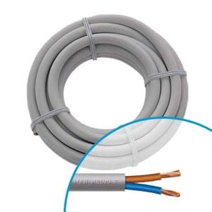 Câble électrique souple gris MIGUELEZ - couronne de 5m