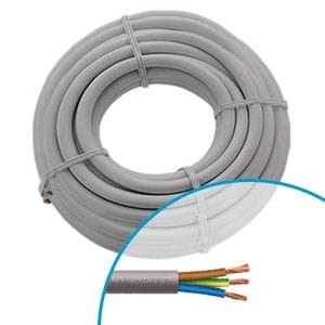 Câble souple Miguelez gris 3G1,5mm² - couronne de 25m