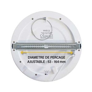 MIIDEX plafonnier LED à encastrer