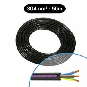 Câble électrique R02V 3G4² B/M/VJ - Couronne de 50m