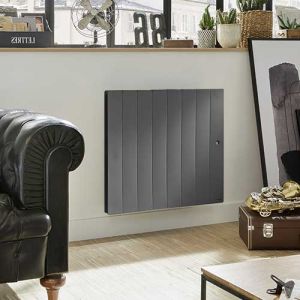 Radiateur à inertie fonte horizontal Gris 1500W NOIROT Fontea - DCN3485SEHS_x000D_